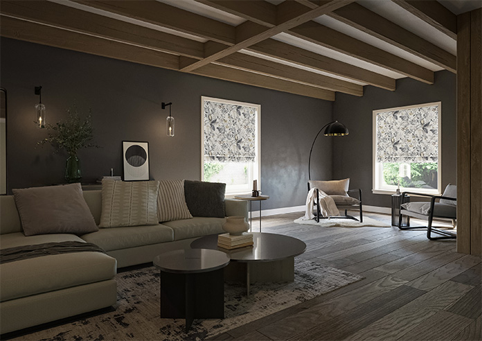 Iquitos, Anthracite - Twist&Fit Roman Blind - Image 6